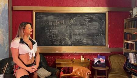 Muscle Mommy School Bully Strapon