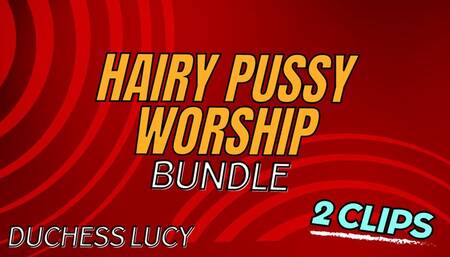 Hairy Pussy Worship Bundle