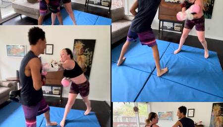 Sassy savage vs x-man competitive boxing