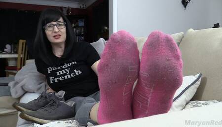 Pink socks humiliation - HD Version