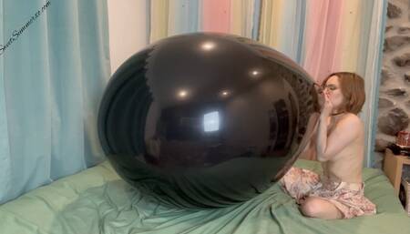 Blow to Pop Black 36’’ Black China Balloon