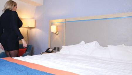 BLACK FRIDAY SAVINGS - Step Momentm catches Step Son wearing her Nylons