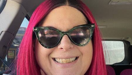 BBW Eating Glizzy In Car Parking Lot