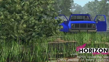 Marcy Cranking the Chevy Pickup in Penny Loafers 1080p