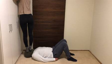 Suffering Under Stripy Socks