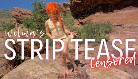 Wlma's Strip Tease CENSORED