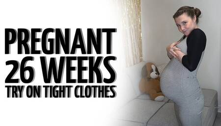 Pregnant 26 Weeks Try On Clothes