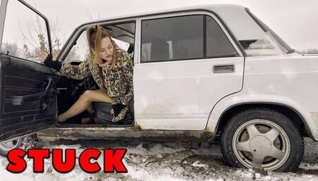 VIKA GOT STUCK IN THE SNOW IN A VAZ 2107_4K_PRO RES HDR (full video 40 min)