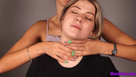 Oily Throat Massage - HD MP4