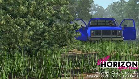 Aubrey Cranking the Chevy Pickup in Loafers 1080p