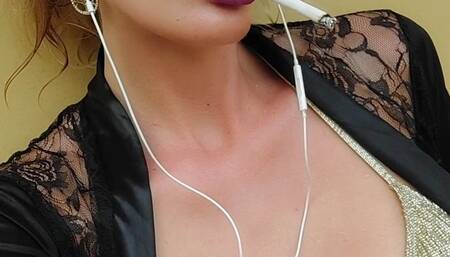 Smoking with headset