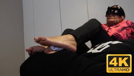 Foot model Meditation Therapy: My feet will not allow you to breathe - Goddess Osiris