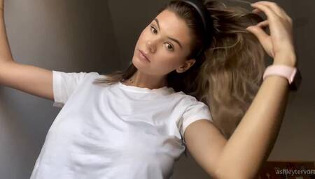 Ashley Tervort Tits See Through Wet Shirt Video Leaked