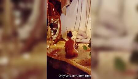 Demi Rose Mawby Naked Walking and Bathing Video Leaked