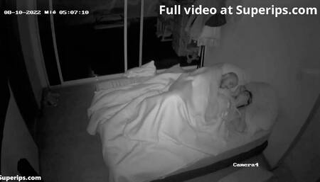 IPCAM – French woman gets brutally fucked while sleepin