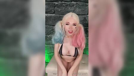 Amouranth Harley Quinn Cosplay Blowjob Video Leaked