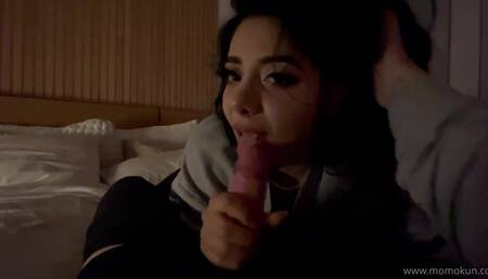 Momokun Sloppy Blowjob Homemade Video Leaked