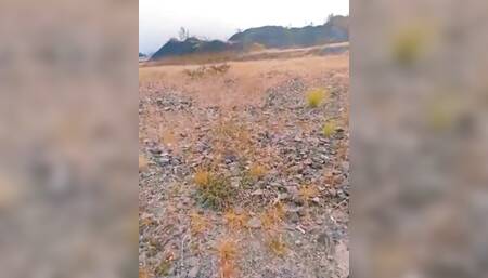 Mexican Soldier on Duty Masturbates Outdoors While His Bosses Are Away