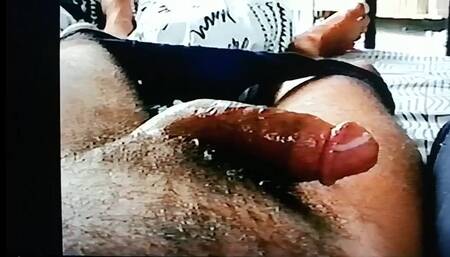 Vintage 2000 Male Nude Sex Tape - Famous Male Supermodel & Celebrity Cory Jerks Big Cock in Paradise.