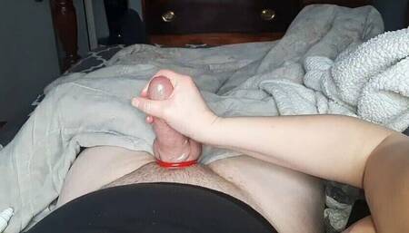 Wife Does Handjob to Silky Johnson Jessica R