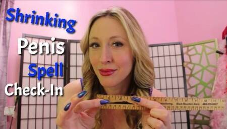 Penis Shrinking Spell Check-in