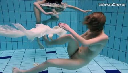 Water xxx with classy female from Underwater Show