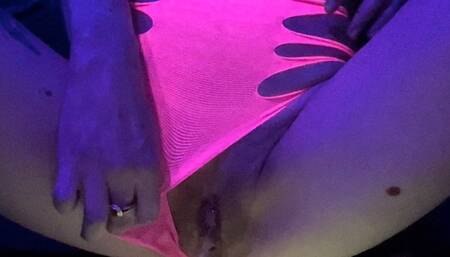 glowsticks pussy stuffing and pee