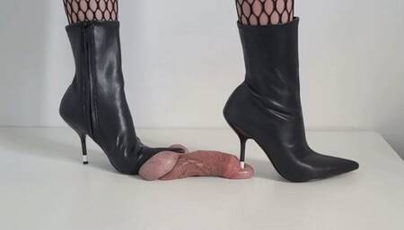 Lady Latisha - CBT Trample Board - Calvin Klein Stiletto Booties - UHD