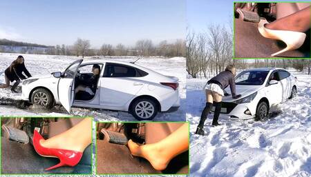 VIKA KRISTINA HARD STUCK SNOW (full video 44 min)