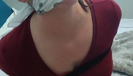 Damsel Struggles in Bed