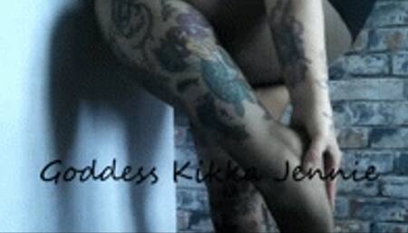 Watch as Goddess rubs these lovely tights for you