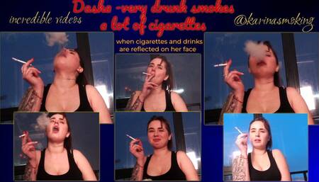 Dasha is back from party high...