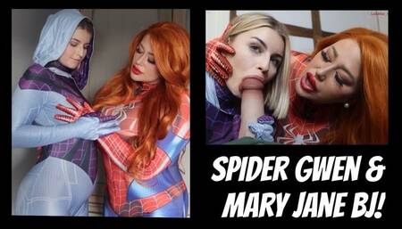 SPIDER-SLUTS COSPLAY BLOWJOB POV