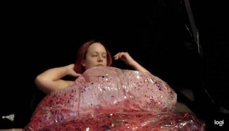 Inflating Giant Pink Glitter Swim Ring - 2020-07-29_23-12-33