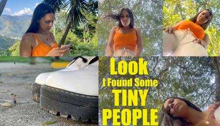 I Found Some TINY PEOPLE 4k (Gigantic Andrea)
