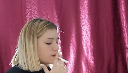 Milkshake and cigarette