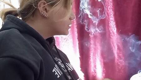 Waking Up, Messy Hair, Smoking