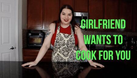 Girlfriend Wants to Cook for You - A gaining weight scene featuring: BHM, weight gain encouragement, fat encouragement, cooking, feederism - 1080 MP4