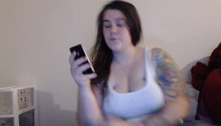 Ignoring you and texting another guy