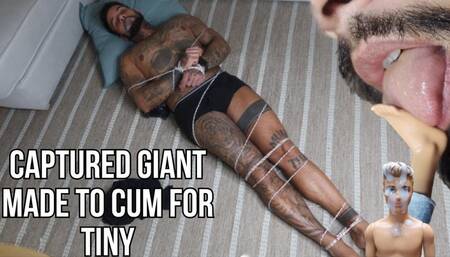 Captured giant made to cum for tiny - Lalo Cortez