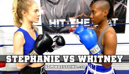 Stephanie vs Whitney - Women Boxing