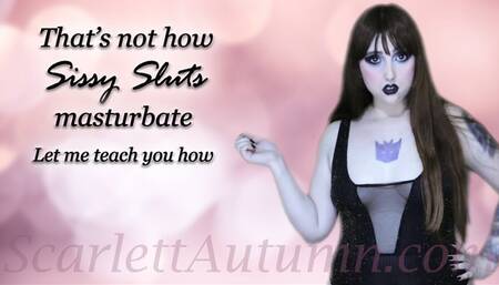 Masturbate in the proper Sissy way - WMV HD 1080p