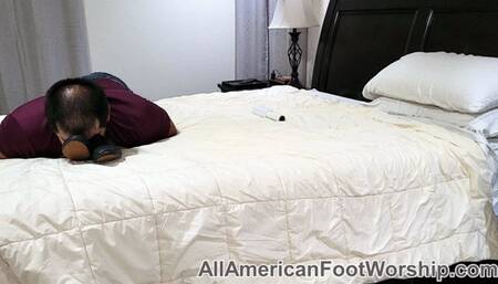 Saran wrapped face to my butt part 2