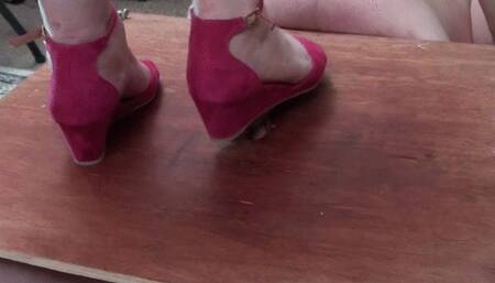 WEDGES NIGHT PINK WEDGES 3