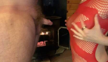 Small Dick Fireplace BJ