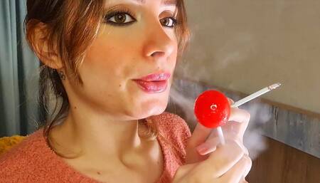 Blowing Smoke on My Lollipop ;)