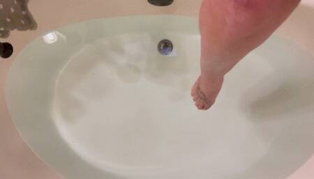 Sexy sheer black nightie with red heart crotch jewelry oh my!