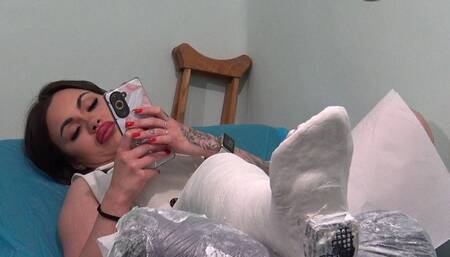 Adriana in the cast room part two.