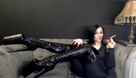 smoke domination and high heels nov 2023