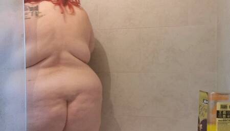 Showering then getting dirty all over again